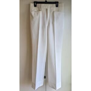 La Jolla Women's White Casual Hook Closer High Rise Pant Size 32